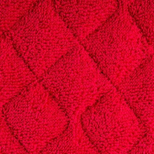 DII Basic Terry Collection 100% Cotton Quilted, Oven Mitt, Red, 2 Piece - color: Red, size: Oven Mitt