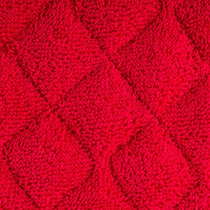 DII Basic Terry Collection 100% Cotton Quilted, Oven Mitt, Red, 2 Piece - color: Red, size: Oven Mitt