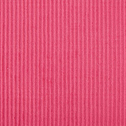 DII Basic Everyday Ribbed Tabletop 100% Cotton, Placemat Set, 13x19, Flamingo, 6 Piece - color: Flamingo, size: 13x19"