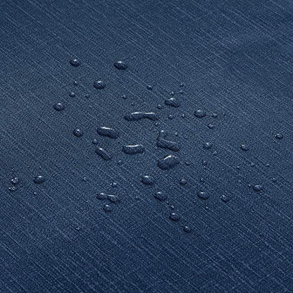 NLMUVW Navy Blue Vinyl Tablecloth, Heavy Duty PVC Table Cloth Rectangle | Dining Table Cover 100% Waterproof Wipe Clean for Kitchen Picnic, 54 x 78 inch - color: Navy, size: 78" x 54" (Rectangular)
