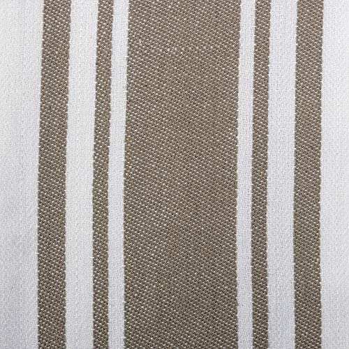 DII Assorted Woven, Kitchen Dishtowel Set, 18x28, Brown, 5 Piece - color: Brown