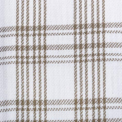 DII Assorted Woven, Kitchen Dishtowel Set, 18x28, Brown, 5 Piece - color: Brown