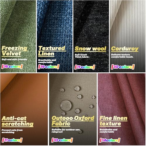 Custom Bench Cushions - Choose Your Firmness (Soft/Medium/Firm), 90+ Waterproof & Scratch-Resistant Fabric Options, 6 Stylish Designs for Indoor/Outdoor Furniture