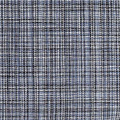 Sweet Home Collection Chair Cushion Memory Foam Pads with Ties Honeycomb Pattern Slip Non Skid Rubber Back Rounded Square 16" x 16" Seat Cover, 2 Pack, Aria Blue/Black 6 pack - color: Aria Blue/Black, size: 2 Count (Pack of 1)