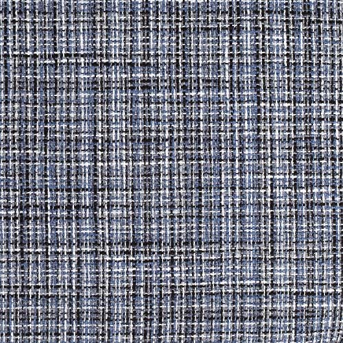 Sweet Home Collection Chair Cushion Memory Foam Pads with Ties Honeycomb Pattern Slip Non Skid Rubber Back Rounded Square 16" x 16" Seat Cover, 12 Pack, Aria Blue/Black 4 Pack - color: Aria Blue/Black, size: 12 Count (Pack of 1)