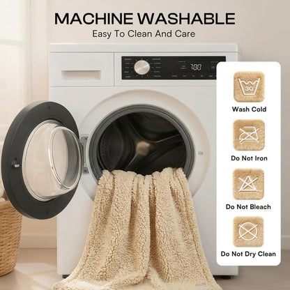 Waterproof Dog Blanket Reversible Pet Bed Cover Puppy Fluffy Cream Blankets Leakproof Sofa Couch Cover Cat Pet Blanket for Warm Washable-M - color: Cream, size: M-100*145cm(40*57in)