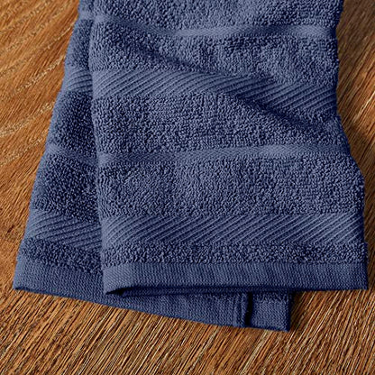 KitchenAid Albany Kitchen Towel 4-Pack Set, Blue Willow/White, 16"x26" - color: Blue Willow, size: 16"x26"