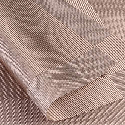 DACHUI Placemats Set of 6, Washable & Durable Stylish Woven Place Mats - color: Champagne, size: 6PCS