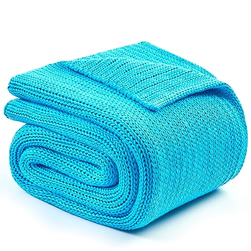 L'AGRATY Knitted Weighted Blanket - 48"x72" 20lbs Cooling Chunky Knit Heavy Blanket for Adults Braided Crochet Throw Thick Cable Yarn Knit Decorative No Beads Evenly Weighted Machine Washable | No Beads Evenly Weighted Machine Washable Chunky Braided Croc