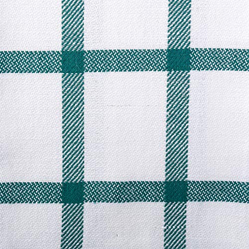 DII Assorted Woven, Kitchen Dishtowel Set, 18x28, Teal, 5 Piece - color: Teal