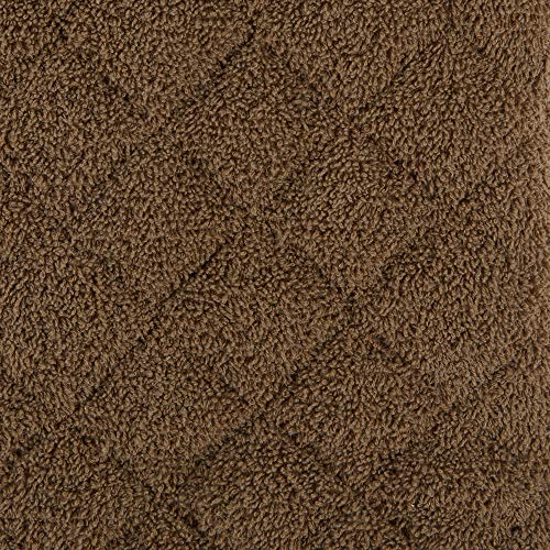 DII Basic Terry Collection 100% Cotton Quilted, Oven Mitt, Brown, 2 Piece - color: Brown, size: Oven Mitt