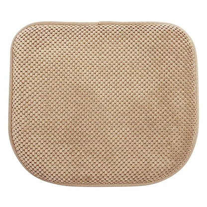 Kitchen Chair Cushions Dining Office Chair Pads Non Slip Thin Seat Cushion | Khaki 17x15 U Shaped Washable Soft Thick Memory Foam Large Metal Wooden Outdoor Patio Chair Cushions - color: Khaki