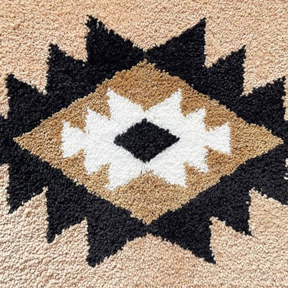 Boho Bathroom Rugs Runner 60x24 Inch Accent Long Non Slip Bohemian Area Runner Rug for Bathroom Tub Kitchen Entryway Laundry Bedroom Washable Bedside Rug Hallway Rug, Camel - color: M Bohemian