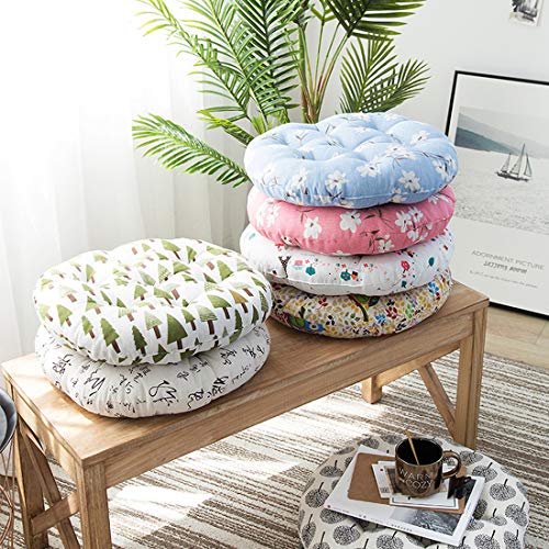 vctops Bohemian Soft Round Chair Pad Garden Patio Home Kitchen Office Seat Cushion Calligraphy Diameter 16" - color: Calligraphy, style: Diameter 16 Inch