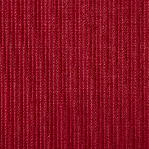 DII Basic Everyday Ribbed Tabletop 100% Cotton, Placemat Set, 13x19, Cardinal Red, 6 Piece - color: Cardinal Red, size: 13x19"