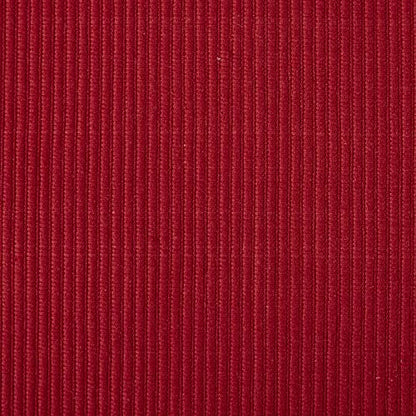 DII Basic Everyday Ribbed Tabletop 100% Cotton, Placemat Set, 13x19, Cardinal Red, 6 Piece - color: Cardinal Red, size: 13x19"