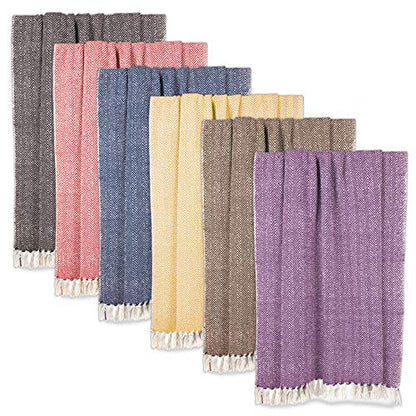 DII Chevron Throw Collection Handloomed Cotton, 50x60, Black - color: Black, size: 50x60"