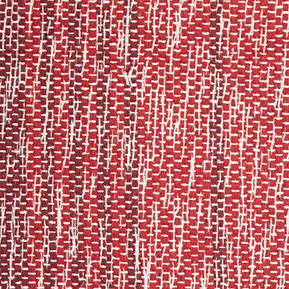 DII Woven Rag Rug Collection Recycled Yarn Variegated Rustic Stripe, 2x3', Barn Red - color: Barn Red