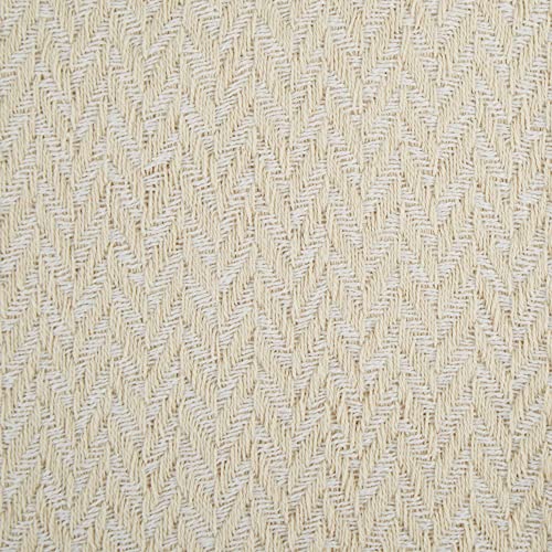 DII Modern Zig Zag Throw Blanket Woven Cotton, Hand-Knotted 2.5" Fringe, 50" x 60", Natural (Pack of 12) - color: Natural, size: 50x60" (Pack of 12)