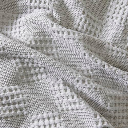 LGYKUMEG 100% Cotton Waffle Knit Blanket,Lightweight,Breathable and Soft, Weave Blanket for Summer Spring,Gray,100 x 150 cm / 39 x 59 inch - color: Gray, size: Throw 39x59 inch