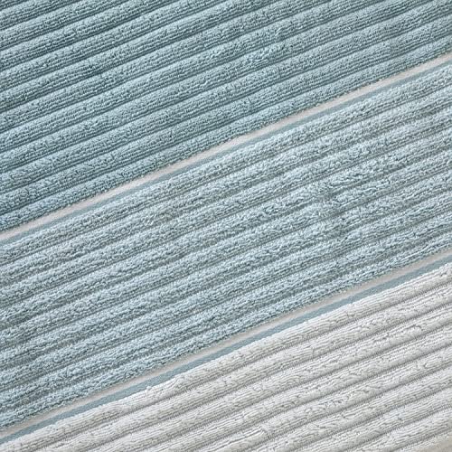 SKL Home Planet Ombre 100% Turkish Cotton Bath Towel, Aqua - color: Planet Ombre, Aqua, style: Bath Towel
