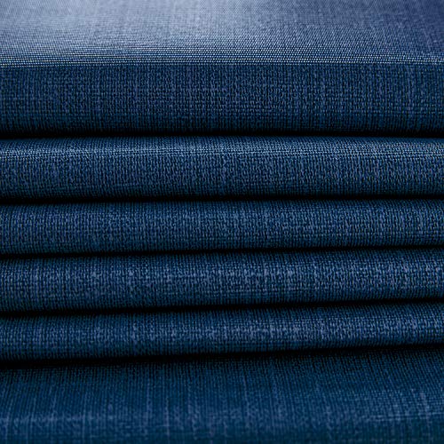 NLMUVW Square Vinyl Tablecloth 52 Inch, 100% Waterproof Oil Proof Spill Proof PVC Table Cloth Wipe Clean Table Cover for Kitchen Dining Picnic, Navy - color: Navy, size: 52" x 52" (Square)