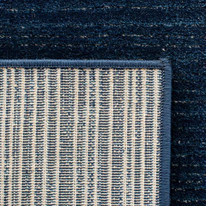 SAFAVIEH Vision Collection Accent Rug - 2'2" x 4', Navy, Modern Ombre Design, Non-Shedding & Easy to Clean, Ideal for Entryway, Foyer, Bedroom (VSN606N) - color: Navy, size: 2'2" x 4' (Rectangular)