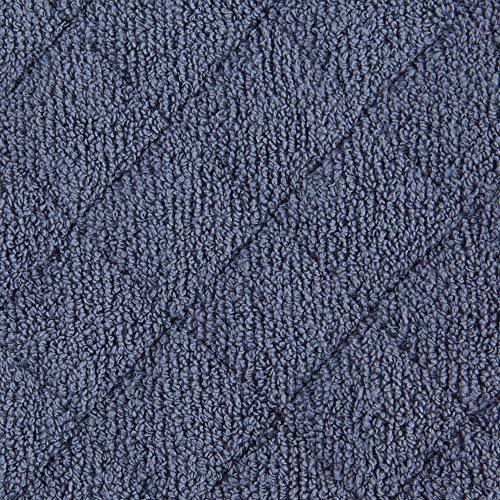 DII Basic Terry Collection 100% Cotton Quilted, Oven Mitt, Stonewash Blue, 2 Piece - color: Stonewash Blue, size: Oven Mitt