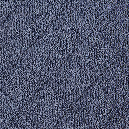 DII Basic Terry Collection 100% Cotton Quilted, Oven Mitt, Stonewash Blue, 2 Piece - color: Stonewash Blue, size: Oven Mitt