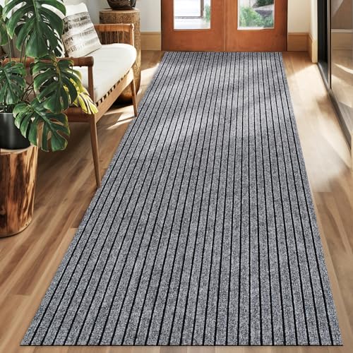 koloko 2ft x 6ft Runner Rug Non-Slip Outdoor Indoor Carpet Runner Custom Size Floor Runners Area Rugs Mat with Rubber Backing for Hallway Entryway Balcony Patio Kitchen Garage Stair Laundry