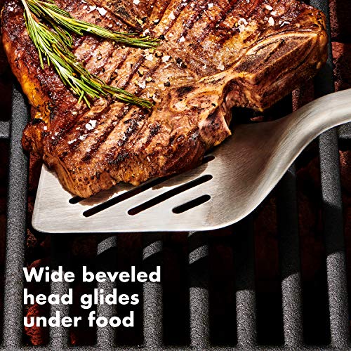 OXO Outdoor 3 Piece Grilling Tool Set - size: 3pc Set - Tongs, Turner and Tool Rest