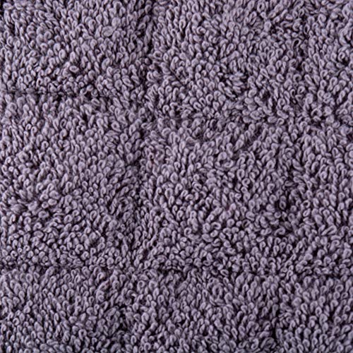 DII Basic Terry Collection 100% Cotton Quilted, Double Mitt, Gray - color: Gray, size: Double Mitt