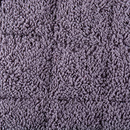 DII Basic Terry Collection 100% Cotton Quilted, Double Mitt, Gray - color: Gray, size: Double Mitt