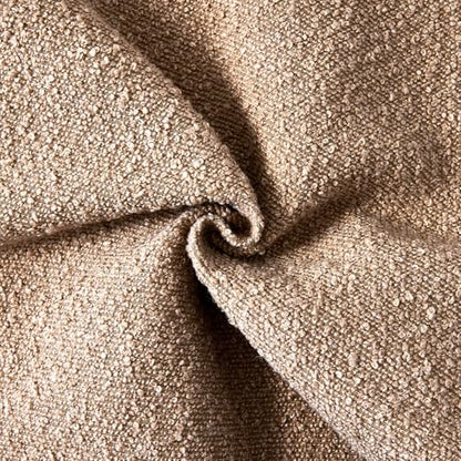 18x18 Boucle Throw Pillow Covers, Set of 2, Camel - color: Camel, size: 18" x 18" (Pack of 2)