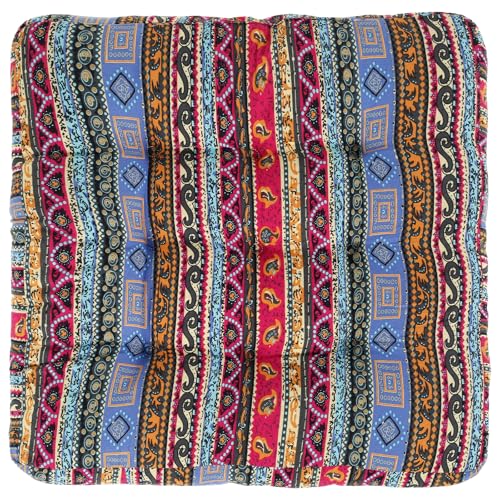 Meditation Floor Pillow, Bohemian Meditation Cushion Meditation Mat, Large Pillows Seating for Adults, Tufted Corduroy Floor Cushion Indian Floor Pillows for Tatami Living Room