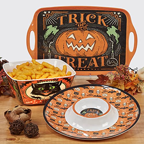 Scaredy Cat 3-D Ceramic Halloween Mugs, Set of 4 – Add spooky fun to your fall mornings with ghost, pumpkin, skull, and black cat designs, perfect for coffee, cocoa, or festive party drinks