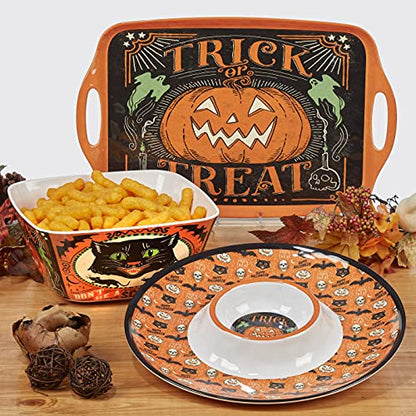 Scaredy Cat 3-D Ceramic Halloween Mugs, Set of 4 – Add spooky fun to your fall mornings with ghost, pumpkin, skull, and black cat designs, perfect for coffee, cocoa, or festive party drinks