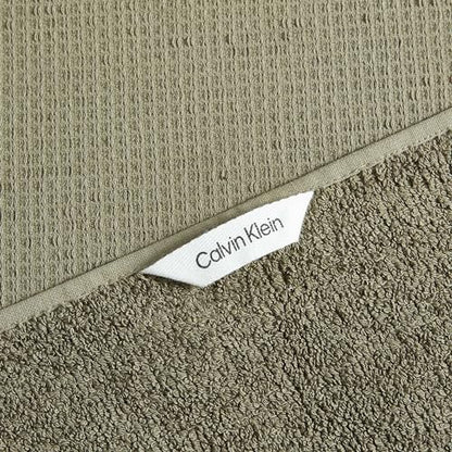 Calvin Klein - Bath Towels, Super Soft & Absorbent Cotton Towels, Oeko-Tex Certified (Eternity Solid Dusty Green, 3-Piece) - color: Eternity Dusty Green, size: 3 Pack