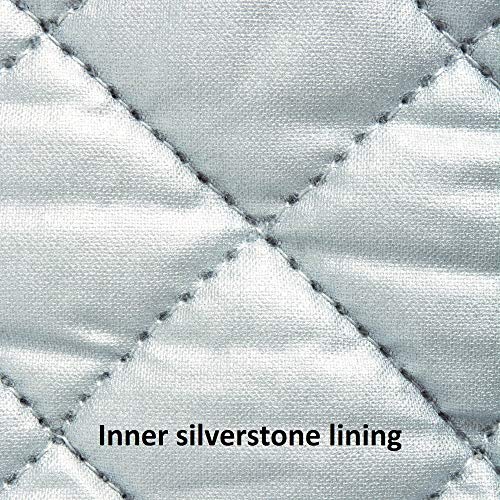 DII Basic Terry Collection 100% Cotton Quilted, Oven Mitt, Aqua, 2 Piece - color: Aqua, size: Oven Mitt