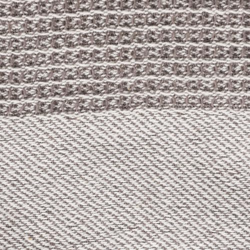 Bloomingville Cotton Waffle Weave Tea Towels (Set of 2), Grey, 2 Count