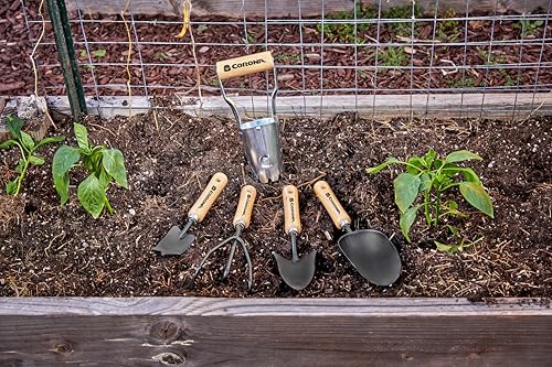 Corona Tools 3-Piece Wood Handle Garden Tool Set - color: Wood