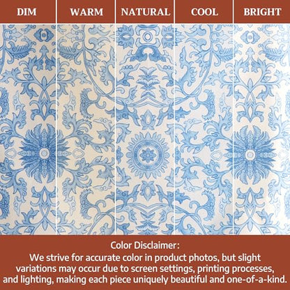 Maison d' Hermine Kitchen Towels Set of 3 Reusable 100% Cotton 27.50" x 20" | Cloth Tea Dish Towels Absorbent with Hanging Loop for Kitchen Dining Party Wedding Hotel Home Spring Summer - Canton - color: 002 - Canton