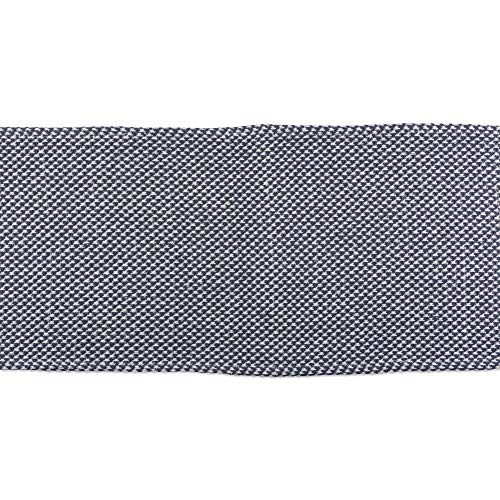 DII Woven Basics Collection 100% Cotton Knit Table Runner, 15x72, French Blue - color: French Blue, size: 15x72"