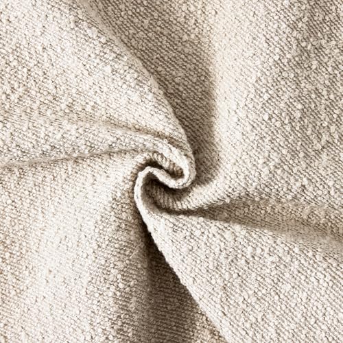18x18 Boucle Throw Pillow Covers, Set of 2, Beige - color: Beige, size: 18" x 18" (Pack of 2)