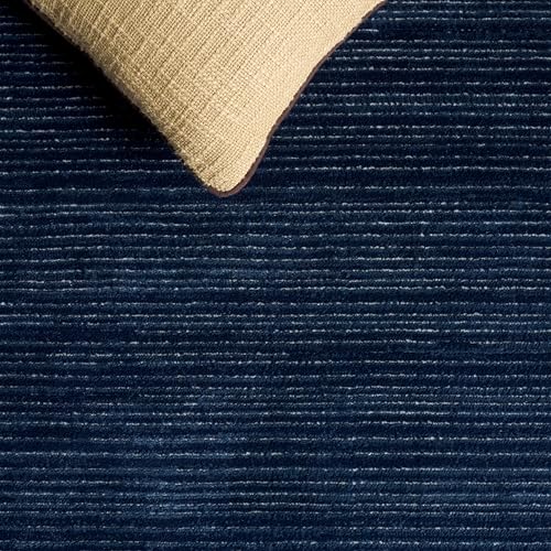 SAFAVIEH Vision Collection Accent Rug - 2'2" x 4', Navy, Modern Ombre Design, Non-Shedding & Easy to Clean, Ideal for Entryway, Foyer, Bedroom (VSN606N) - color: Navy, size: 2'2" x 4' (Rectangular)