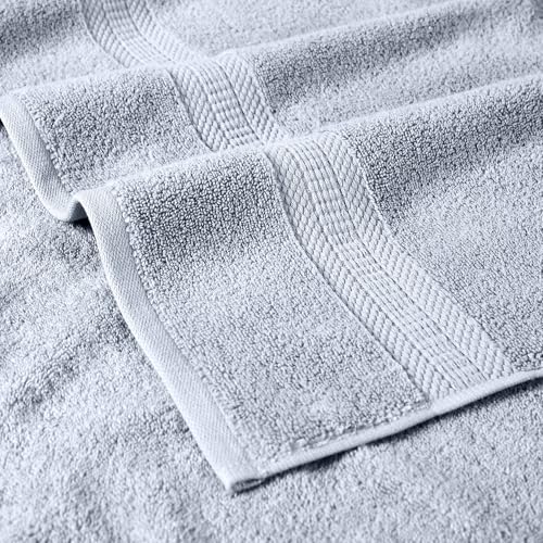 Modern Threads 6-Piece Rayon from Bamboo & Cotton Blend Towel Set - Ultra Soft & Absorbent, Dawn - color: Blue