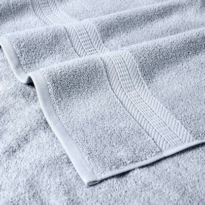 Modern Threads 6-Piece Rayon from Bamboo & Cotton Blend Towel Set - Ultra Soft & Absorbent, Dawn - color: Blue