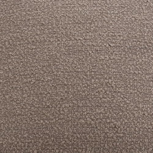 Howard Elliott Collection Scroll Puff Cushion – Luxury Removable Boucle Polyester Cushion, Hand Finished, Indoor Use, Fits Scroll Chair, Rocker & Ottoman, 19.3H x 15.7W x 2.8D in, Chocolate & Natural - color: Brown, size: 7"D x 40"W x 49"H