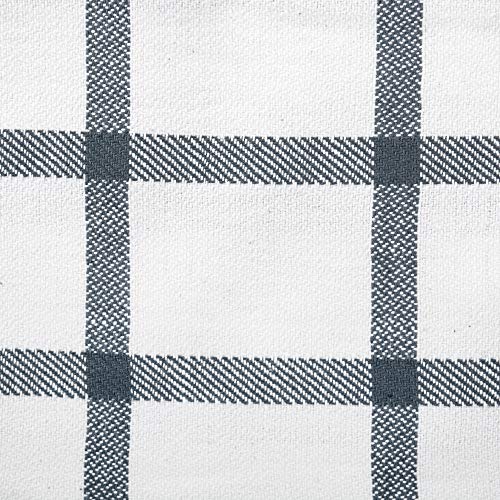 DII Assorted Woven, Kitchen Dishtowel Set, 18x28, Gray, 5 Piece - color: Gray