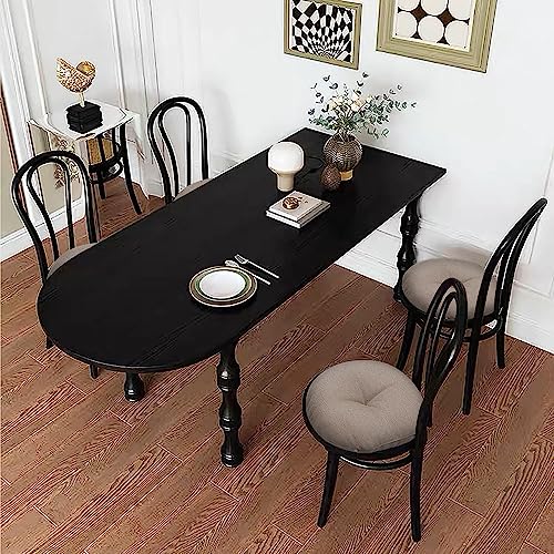 Magpie Fabrics 15" Round Bistro Seat Cushions with Ties, Set of 2, Waterproof All Weather Tufted 4" Thick Patio Chair Pads for Home Garden Dining Metal Stool - Brown - color: Brown
